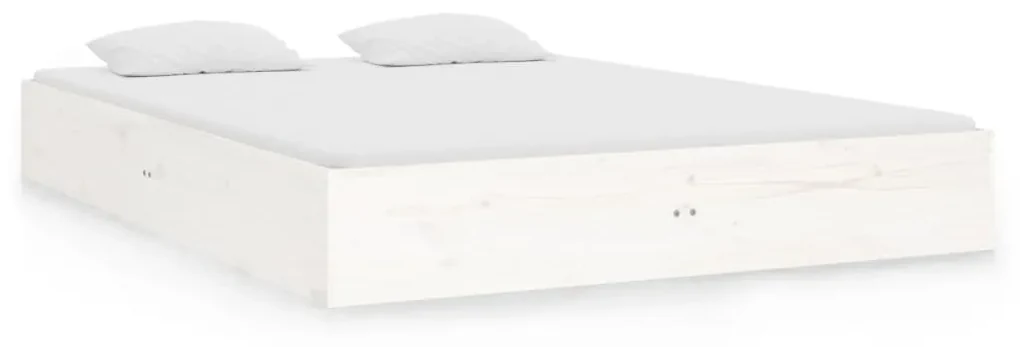 Giroletto bianco in legno massello 140x190 cm