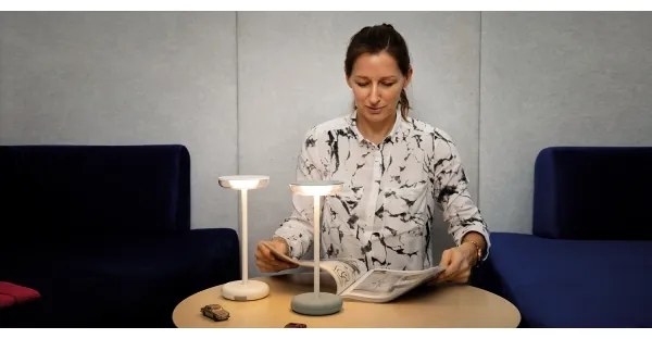 Kanlux 37310 - Lampada ricaricabile dimmerabile FLUXY LED/1,7W/1800 mAh IP44 bianco