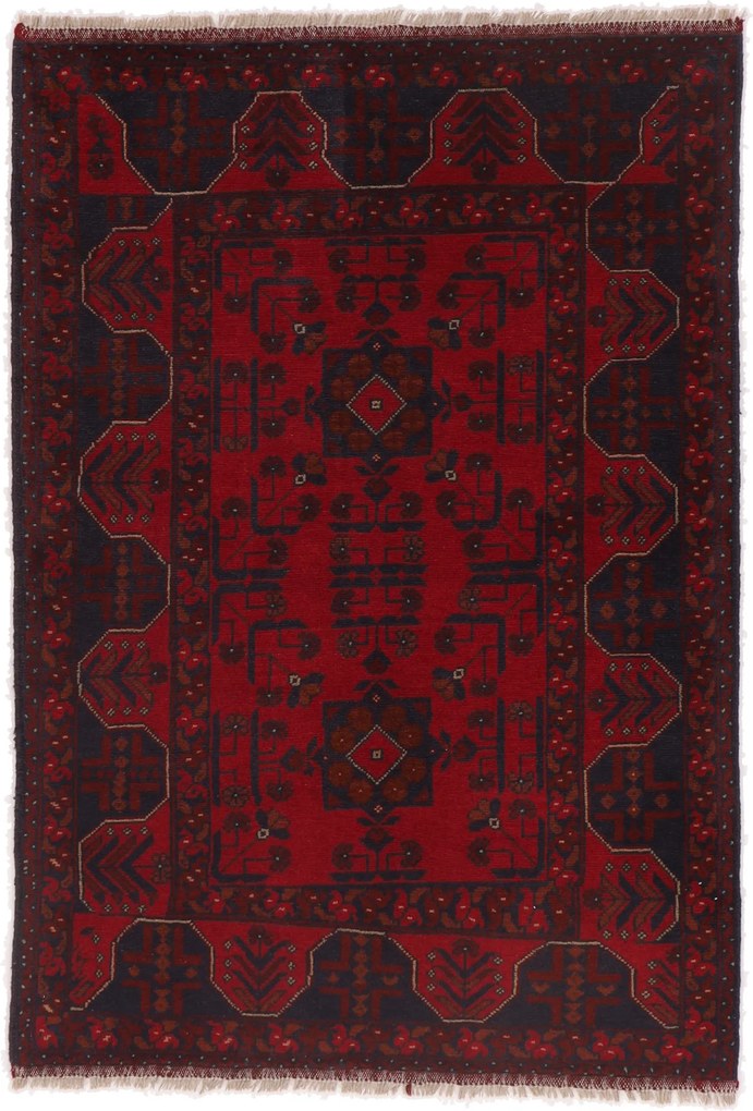 Afghan Tappeto 100x150 (Afghanistan) Annodato A Mano