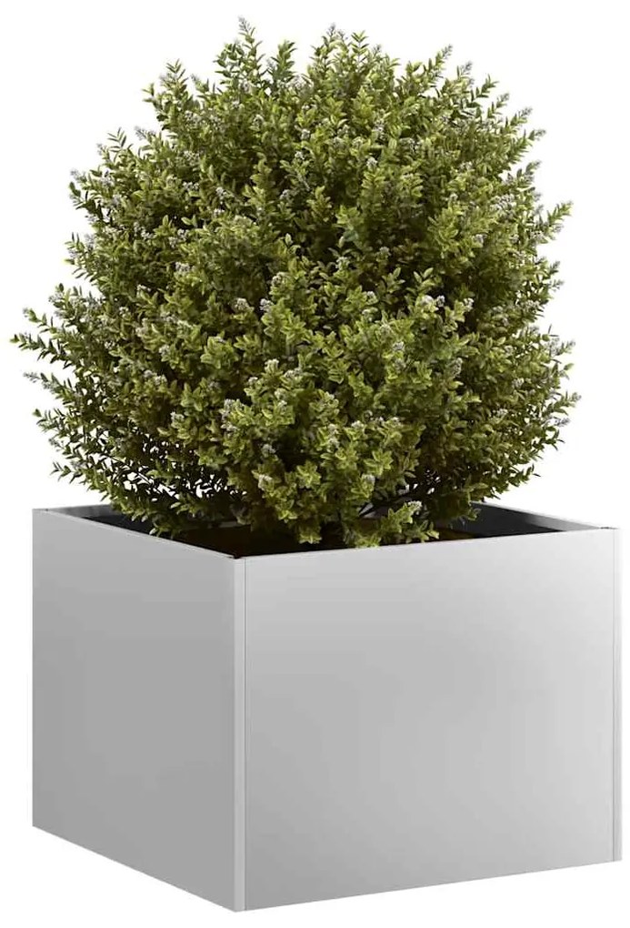 Fioriera 40x40x30 Cm İn Acciaio Zincato /