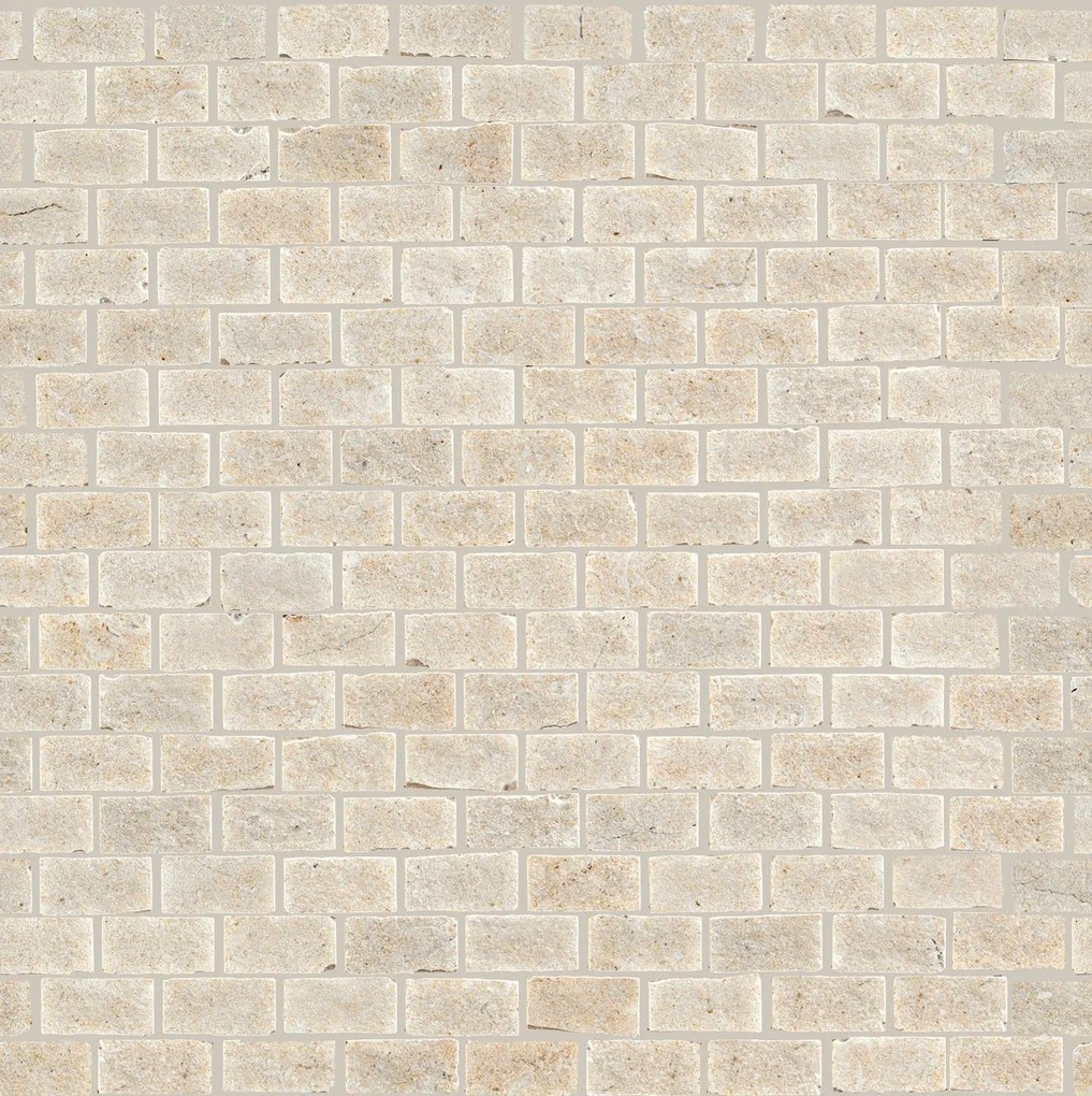 Ragno Realstone Jerusalem Mosaico Spaccatella Cm 30x30 Avorio