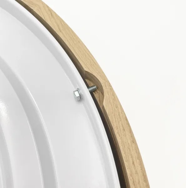 Brilagi - Plafoniera LED CARVALHO 4xE27/60W/230V rovere Ø 57,5 cm