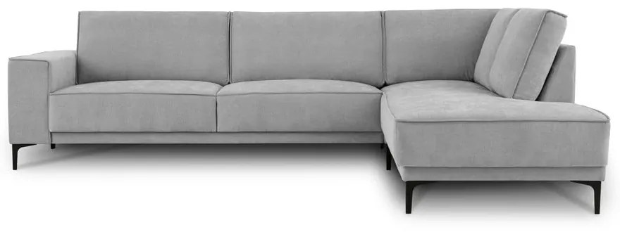 Divano angolare grigio (con penisola a destra/a L) Copenhagen – Scandic