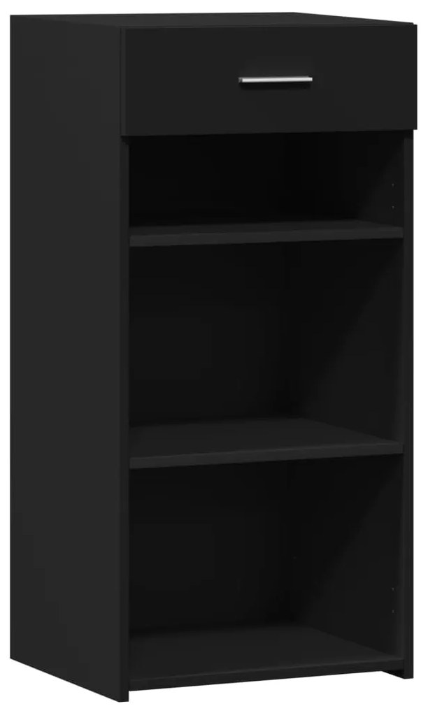 Credenza nera 45x42,5x93 cm in legno multistrato