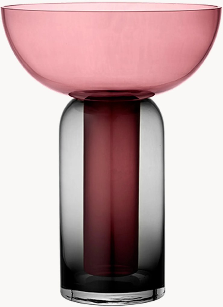 Vaso in vetro soffiato Torus, alt. 20 cm