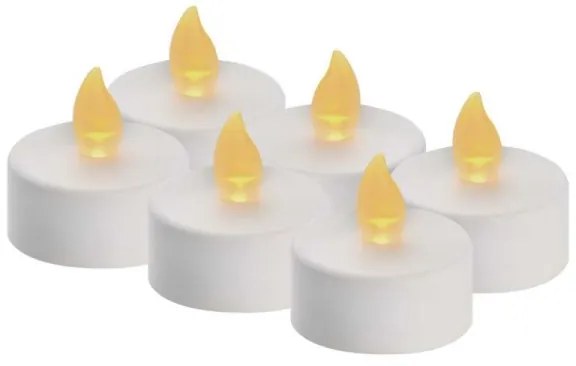 SET 6x LED Decorazioni natalizie 6xLED/6xCR2032 bianco