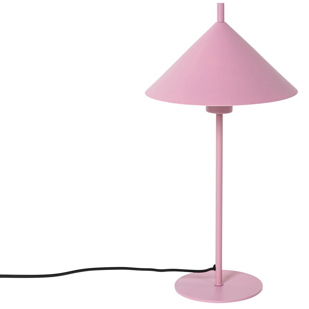 Lampada da tavolo di design rosa - Triangolo
