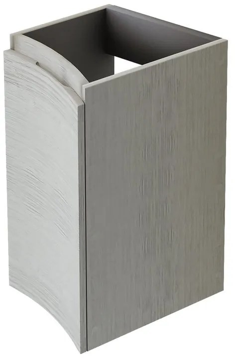 Armadietto bagno a terra Vague BADEN HAUS 1 cassetto 1 anta P 46 x L 34 x H 55 cm rovere