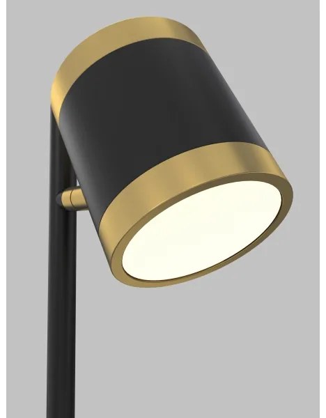 Wofi 8003-104S - Lampada da tavolo LED dimmerabile TOULOUSE LED/10W/230V nero/oro