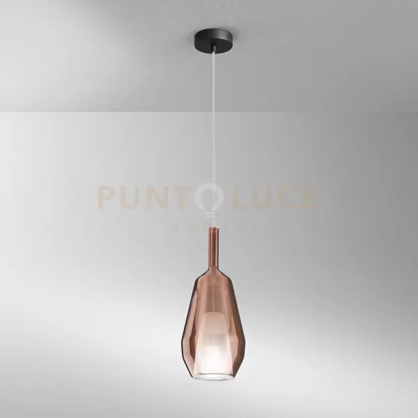 Vetro pirex rame con cavo e connettore 16x38cm base di attacco acqu...