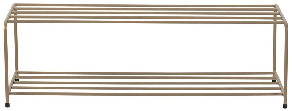 Scarpiera in metallo marrone chiaro Josse - WOOOD