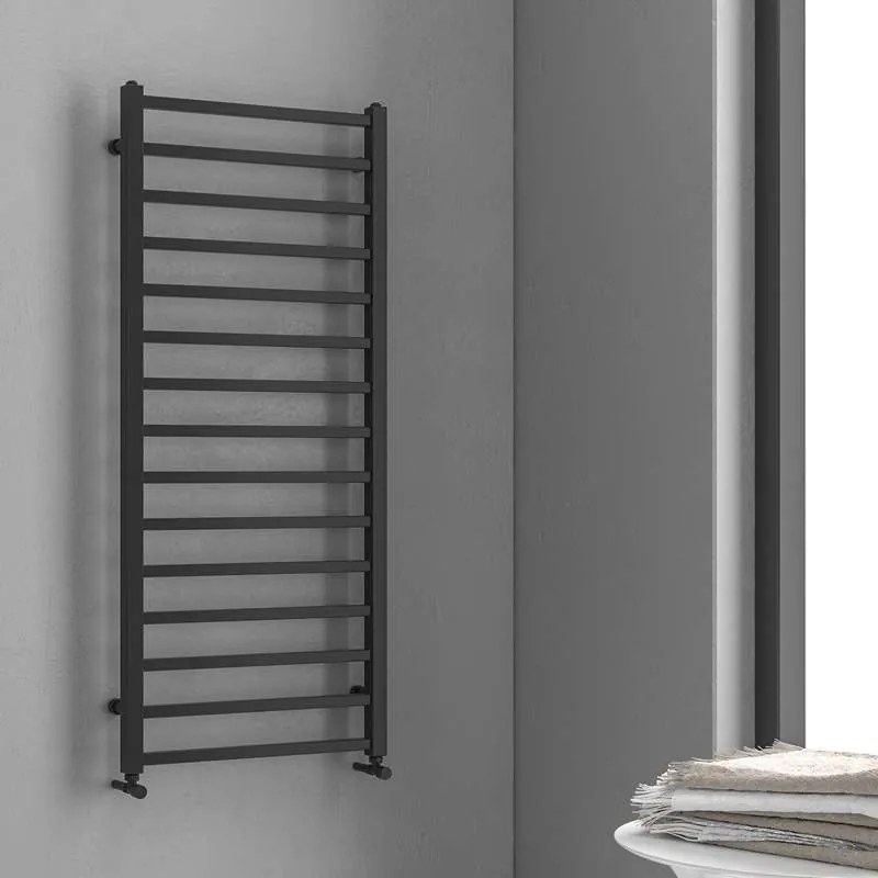 Kamalu - Termoarredo colore nero opaco 1000x500 mm modello Kam-378N