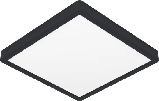 Eglo 901728 - LED RGBW dimmerabile, plafoniera fumé FUEVA-Z LED/17,8W/230V 39,9cm IP44 nero