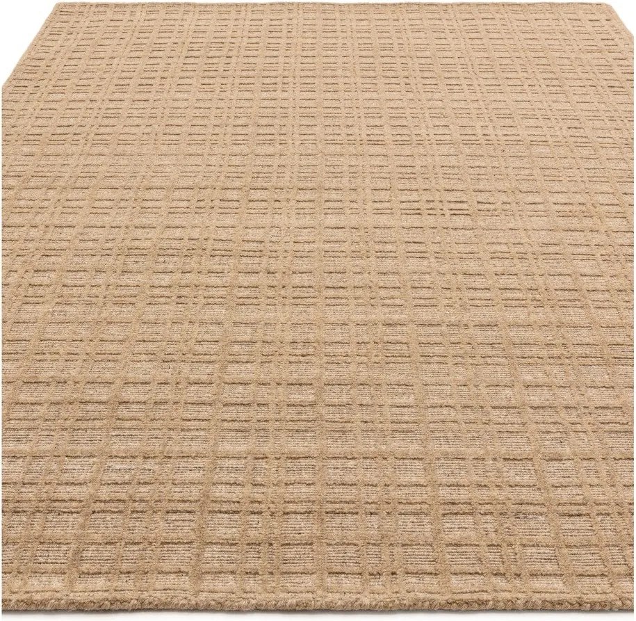 Tappeto beige tessuto a mano con lana 160x230 cm Thatch Honey - Asiatic Carpets