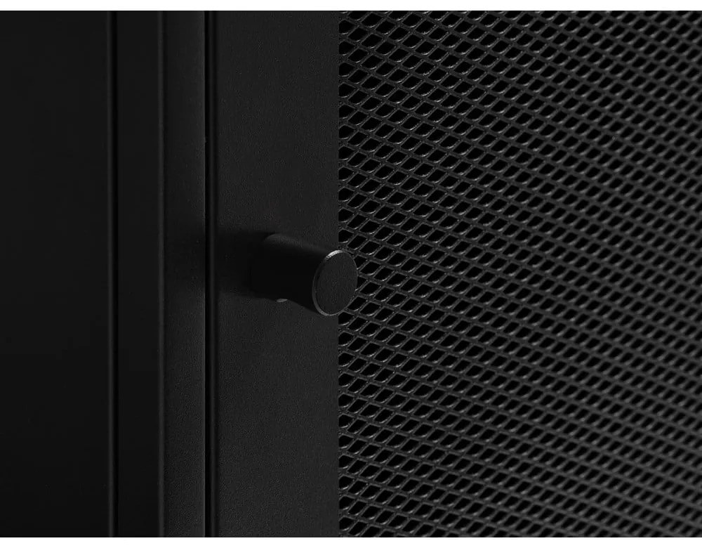 Libreria in metallo nero 80x138 cm Malibu - Unique Furniture