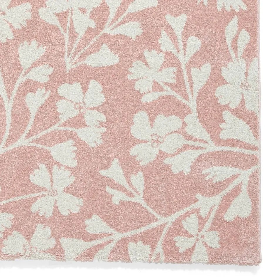 Tappeto in rosa chiaro 160x230 cm Grace Floral – Catherine Lansfield