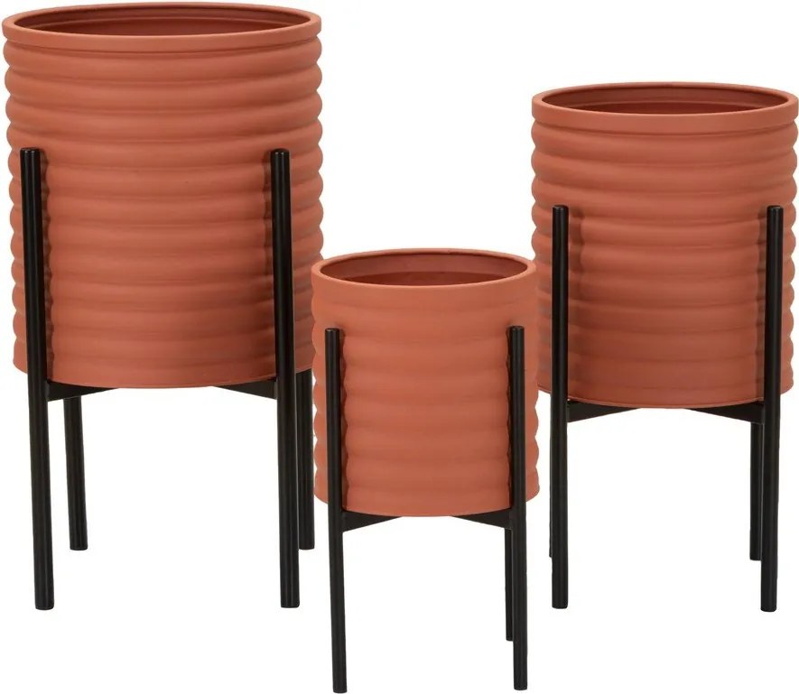 Set di coprivaso in metallo 3 pzø 36 cm Milly - Mauro Ferretti