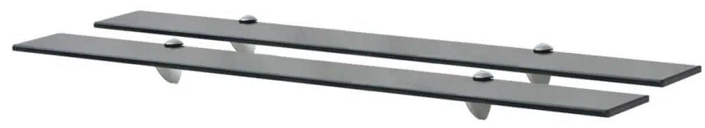 Mensole Galleggianti 2 Pz İn Vetro 90x20 Cm 8 Mm /