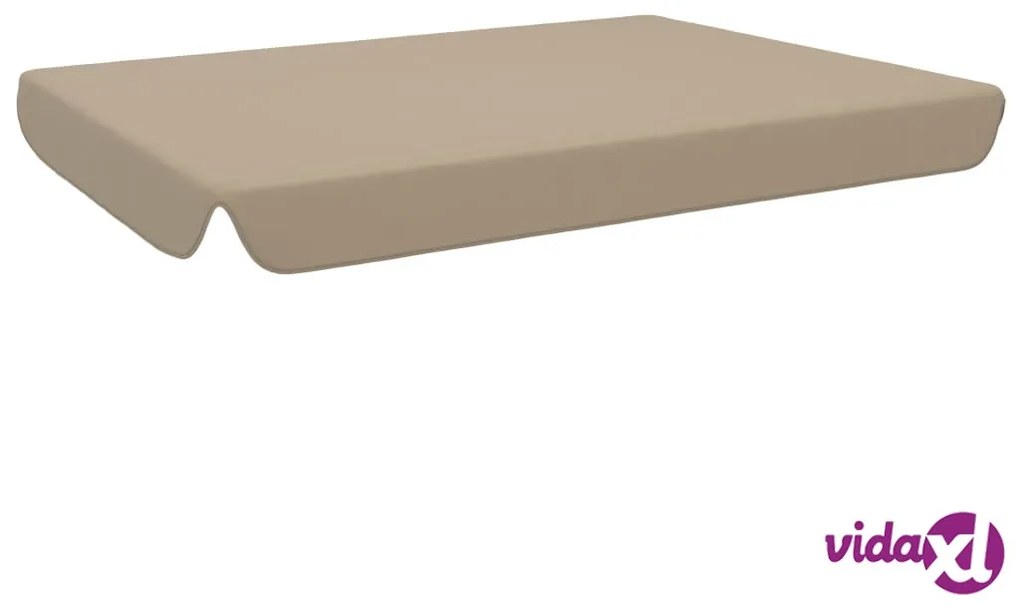 vidaXL Baldacchino di Ricambio per Dondolo Giardino Talpa 192x147 cm
