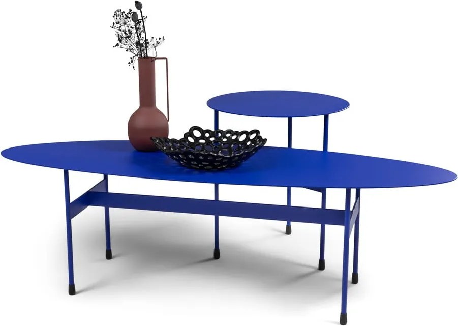 Tavolino rotondo in metallo ø 40 cm Mira – Spinder Design