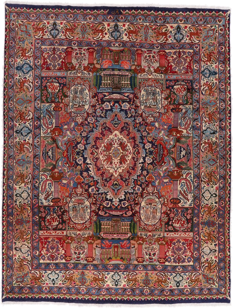 Ardakan Tappeto 380 x 300 (Iran) Annodato A Mano