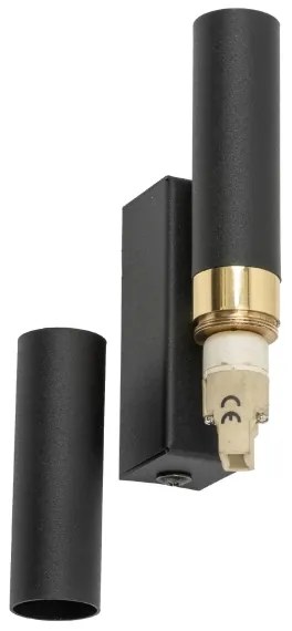 Applique LAGOS 2xG9/3W/230V nero/oro