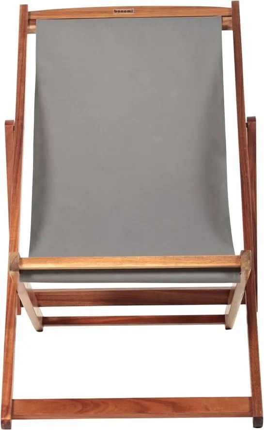 Sdraio da giardino grigia/di colore naturale in legno massiccio Dionysus – Bonami Essentials