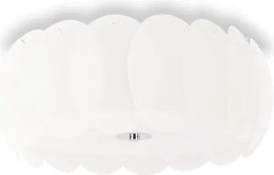 Ideal Lux - Paralume di ricambio per lampadario e plafoniera OVALINO, bianco