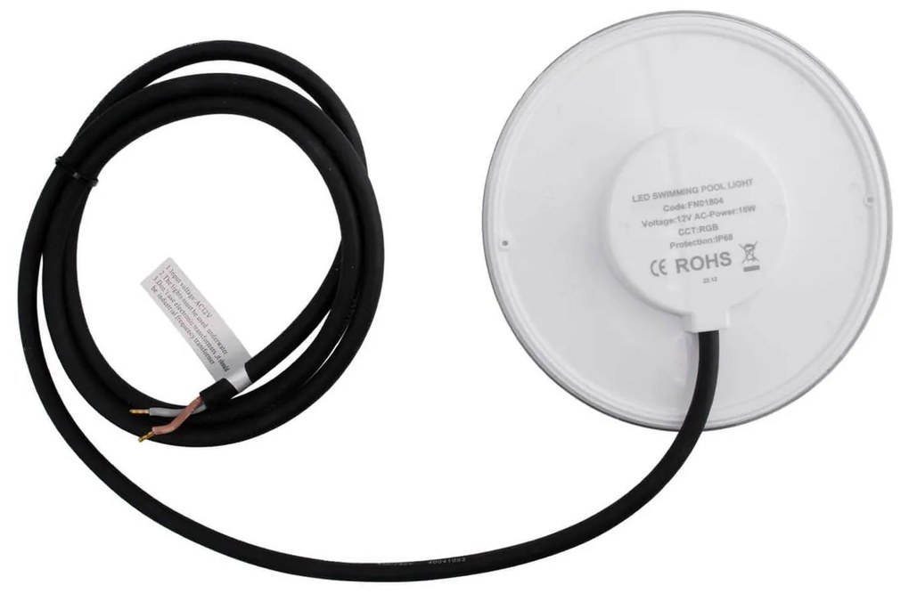 Lampada LED PAR56 Slim 18W 12V AC RGB Non Richiede Telecomando - Ultrasottile Colore RGB