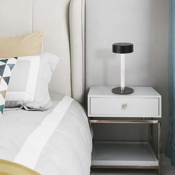 LED Lampada da tavolo ricaricabile dimmerabile LED/3W/5V 3000-6000K nero