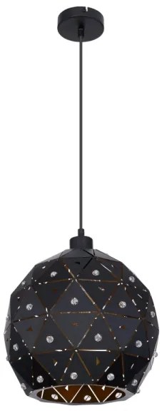 Globo 54029H - Lampadario a sospensione con filo JODIE 1xE27/60W/230V diametro 25 cm