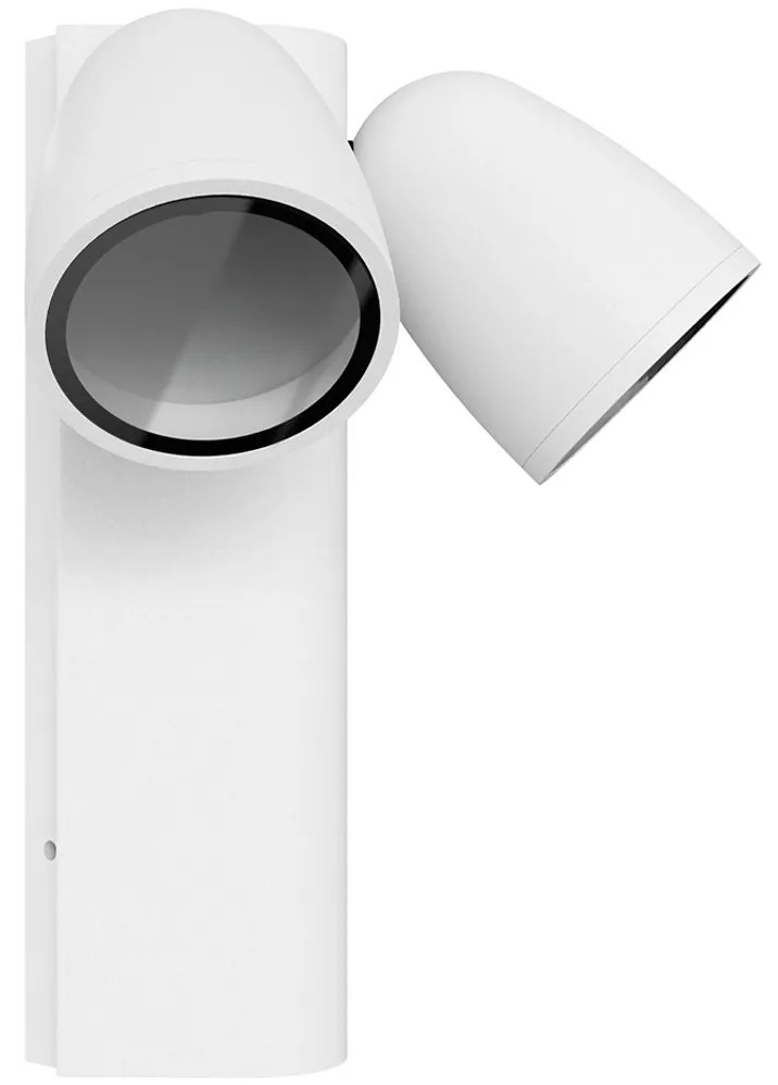 Applique da Esterno Orientabile IP65 2xGU10 serie AXIS - Bianca