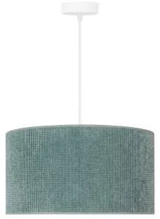 Duolla - Lampadario a sospensione con filo CORDUROY 1xE27/15W/230V diametro 40 cm azzurro