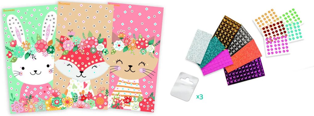 Stick & Fun - Mosaico piccolo - Animali dolci