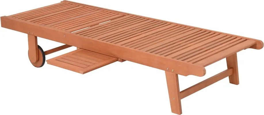 Lettino da giardino in legno color crema-naturale San Diego - Garden Pleasure