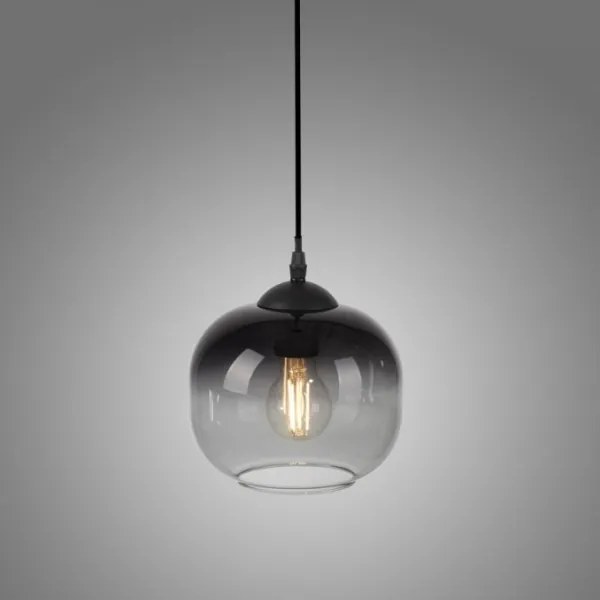 JUST LIGHT. 15420-18 - Lampadario a sospensione con filo ZEA 1xE27/25W/230V nero