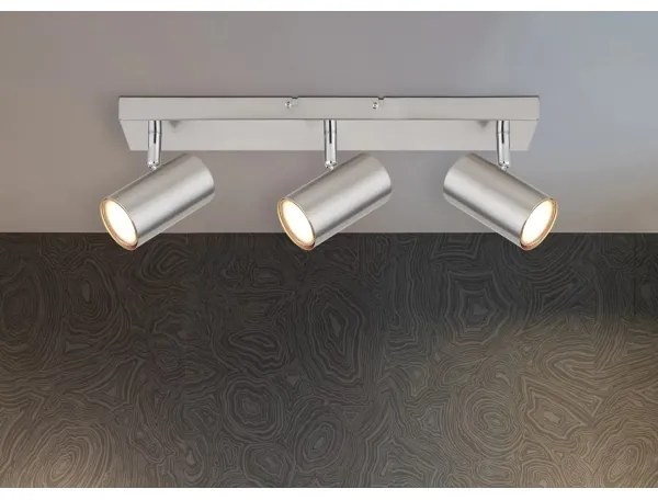 Globo 57911-3 - Faretto ROBBY 3xGU10/25W/230V cromo opaco