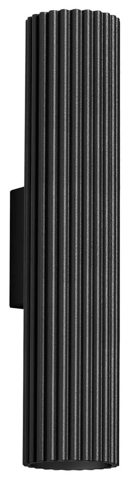 Lampada da parete nera Gleam – Sollux