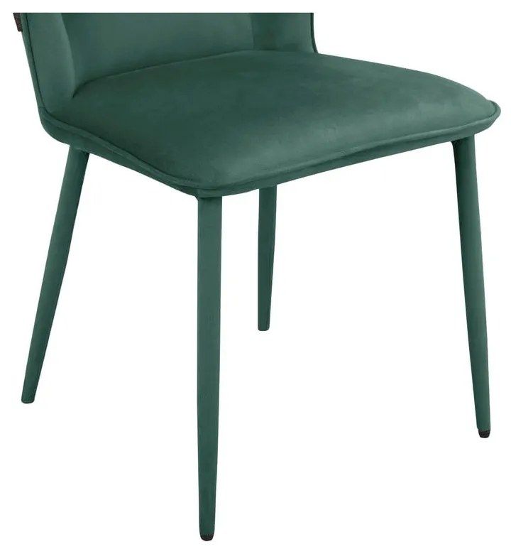 Set di sedie da pranzo in velluto verde 2 pz Wilma - Støraa