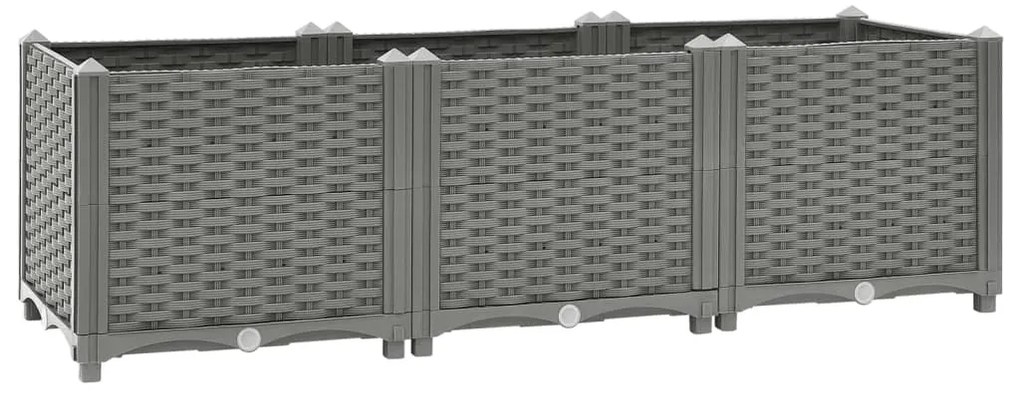 Fioriera Rialzata 120x40x38 Cm İn Polipropilene /