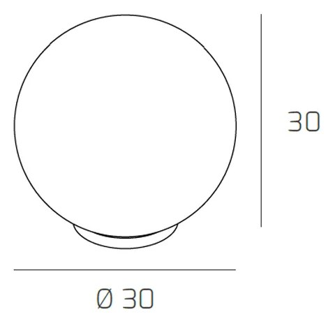 Lampada Contemporanea Target Metallo Cromo Vetro Cromo E Trasp 1 Luce E27 30Cm