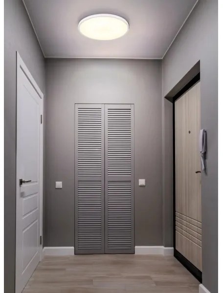 Globo 41566-20W - Plafoniera LED NIELSEN LED/20W/230V 4000K diam. 30 cm bianca