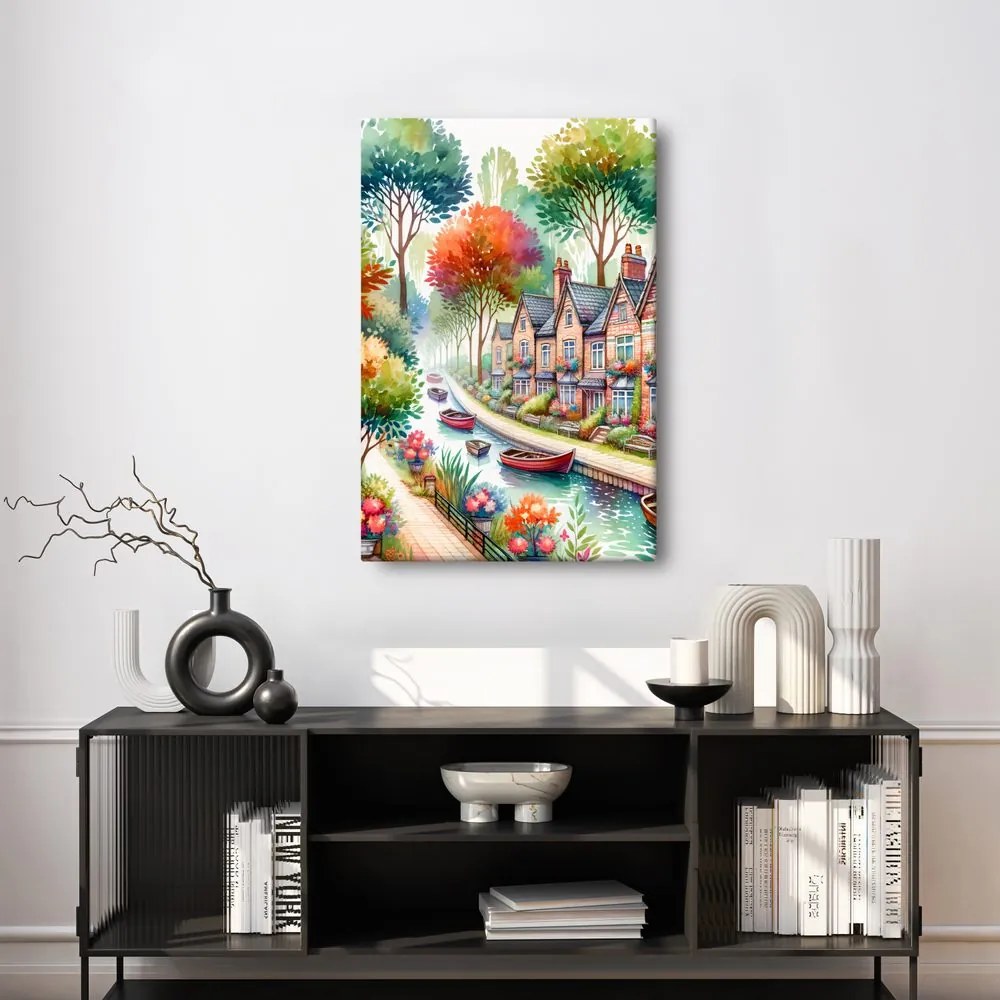 Quadro su tela – Quartiere romantico