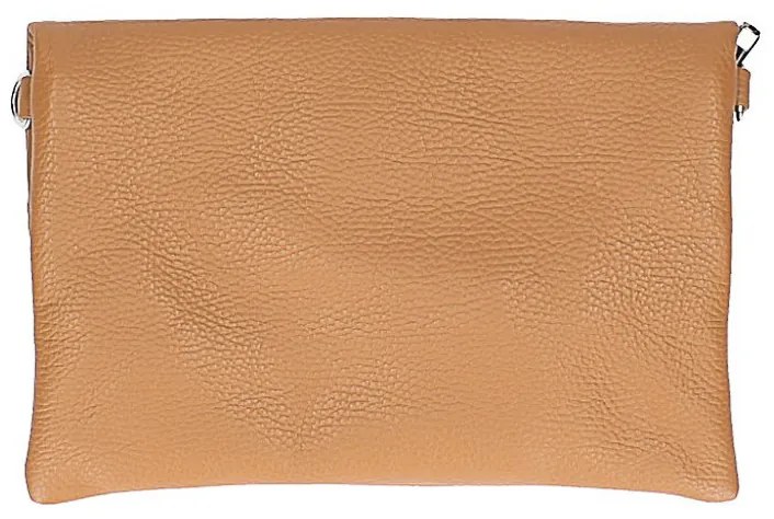 Borsa a mano in vera pelle 668 cognac