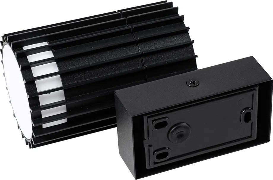 Lampada da parete da esterno di design nera IP44 - Boris