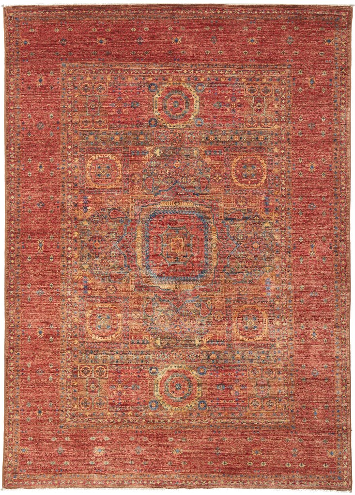 Mamluk Tappeto orientale 150 x 200 Marrone (Pakistan) Annodato A Mano