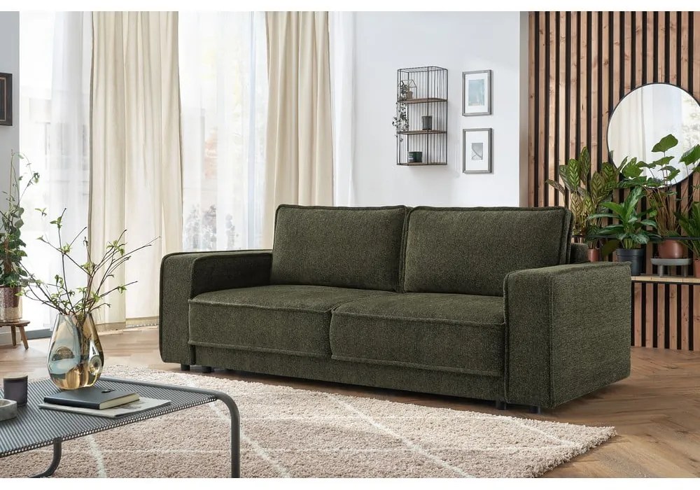 Divano letto verde Emile - Bobochic Paris