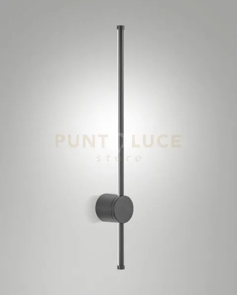 Clip applique led 12w 3000k 1650lm  grigio scuro da esterno ip54