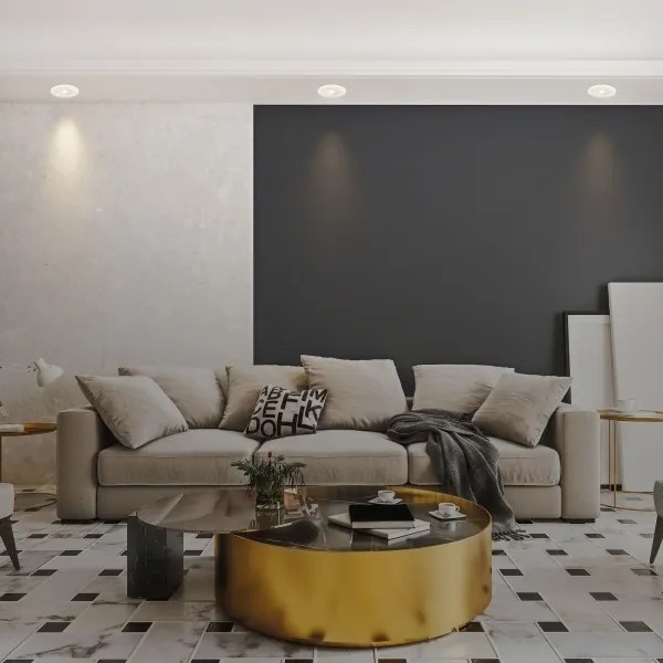 Briloner 7039036 - Set da 3 faretti da incasso per bagno, 3xLED/5W/230V, IP44, bianco