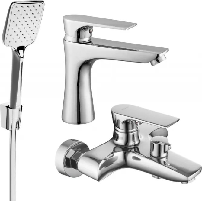 Mexen Axel R62 set da vasca, cromo - 73803R62-00